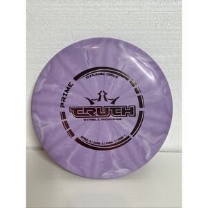 Dynamic Discs Prime Burst Truth 174G Purple Foil Midrange Golf Disc- NEW